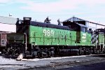 Burlington Northern NW5 BN #989